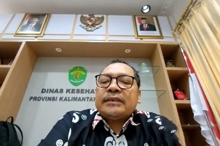 Kepala Dinkes Kaltim Jaya Mualimin saat membuka Sosialisasi dan Koordinasi Pelaksanaan SHK 2024 secara daring di Samarinda, Jumat (7/6/2024). [ANTARA/HO-Tangkapan layar]