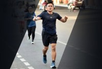 Foto semasa hidup A. Pallawagau Galigo (42), pelari Makassar Half Marathon (MHM) 2024 dikabarkan meninggal, Minggu (2/6/202) pagi. [Fajar.co.id]