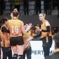 

Tim bola voli putri, Jakarta Popsivo Polwan, pada laga terakhir putaran reguler Proliga 2024 di GOR Terpadu, Ahmad Yani, Pontianak, Kalbar, Minggu (23/6/2024). [PBVSI]
