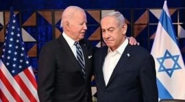 Presiden AS Joe Biden dan Perdana Menteri Israel Benjamin Netanyahu. (SuarIndonesia/ANTARA/Anadolu/aa)