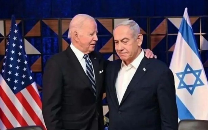 Presiden AS Joe Biden dan Perdana Menteri Israel Benjamin Netanyahu. (SuarIndonesia/ANTARA/Anadolu/aa)