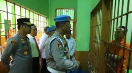 Tim Divisi Propam Mabes Polri melakukan pemeriksaan terhadap ruang tahanan di Polresta Banjarmasin,, Kamis (13/6/2024). (SuarIndonesia/ANTARA/HO-Humas )