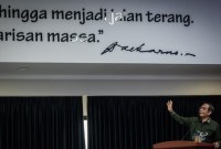 Mahfud MD ungkap ancaman Indonesia dipimpin otoriter. [ANTARA FOTO/BAYU PRATAMA S]