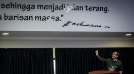 Mahfud MD ungkap ancaman Indonesia dipimpin otoriter. [ANTARA FOTO/BAYU PRATAMA S]