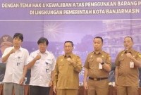 Badan Pengelolaan Keuangan Pendapatan dan Aset Daerah (BPKPAD) Kota Banjarmasin sosialisasi penggunaan barang milik daerah di Hotel Rattan In, Senin (24/6/2024) (SuarIndonesia/Ist)