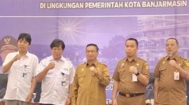 Badan Pengelolaan Keuangan Pendapatan dan Aset Daerah (BPKPAD) Kota Banjarmasin sosialisasi penggunaan barang milik daerah di Hotel Rattan In, Senin (24/6/2024) (SuarIndonesia/Ist)