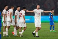 Indonesia mengalahkan Filipina 2-0 di Kualifikasi Piala Dunia 2026 di Stadion Utama Gelora Bung Karno (SUGBK), Selasa (11/6/2024) malam. [CNN Indonesia/Adi Ibrahim]