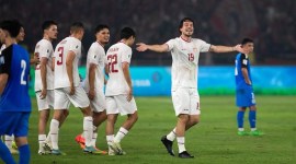 Indonesia mengalahkan Filipina 2-0 di Kualifikasi Piala Dunia 2026 di Stadion Utama Gelora Bung Karno (SUGBK), Selasa (11/6/2024) malam. [CNN Indonesia/Adi Ibrahim]