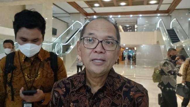 Kepala Eksekutif Pengawasan perasuransian, Penjaminan, dan Dana Pensiun Otoritas Jasa Keuangan (OJK), Ogi Prastomiyono.[Tempo/Amelia Rahima Sari]