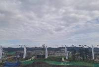 
Suasana area proyek pembangunan Memorial Park di Ibu Kota Nusantara (IKN), Kalimantan Timur, Selasa (7/5/2024). Menteri PUPR Basuki Hadimuljono mengatakan di Memorial Park akan dibangun patung Soekarno-Hatta, patung Sayap Pelindung Nusantara, dan api abadi. [TEMPO/Riri Rahayu]