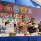 Konferensi pers pengungkapan kasus penyeludupan 106 kilogram sabu jaringan narkotika internasional di Batam, Rabu (17/7/2024). [TEMPO/Yogi Eka Sahputra]
