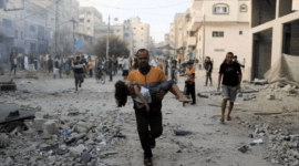 Serangan-serangan udara maupun darat militer Israel ke Gaza telah menyebabkan kehancuran wilayah Palestina itu. [english.wafa.ps]