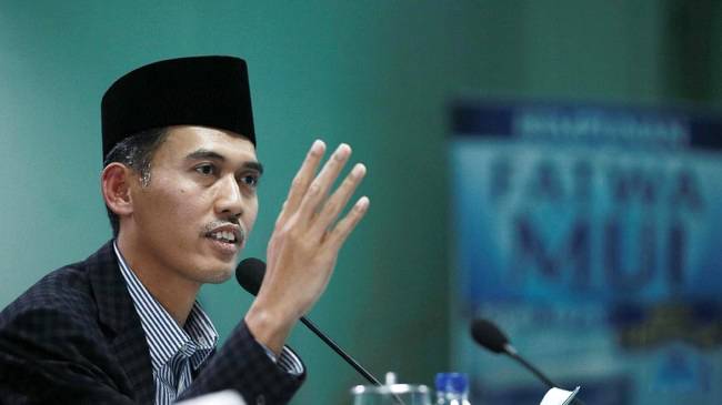 Ketua MUI Bidang Fatwa Asrorun Niam. (CNNIndonesia/Andry Novelino)