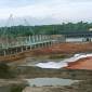 Gedung Terminal Nusantara Airport sudah mulai nampak berdiri yang dibangun di wilayah Kabupaten Penajam Paser Utara, Provinsi Kalimantan Timur (Kaltim). (ANTARA/Nyaman Bagus P)