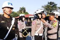 Apel gelar pasukan pelaksanaan Operasi Patuh Intan 2024. (ANTARA/HO-Humas Polresta Banjarmasin)