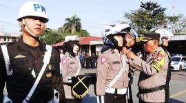 Apel gelar pasukan pelaksanaan Operasi Patuh Intan 2024. (ANTARA/HO-Humas Polresta Banjarmasin)