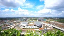 Kota Nusantara di wilayah Kecamatan Sepaku, Kabupaten Penajam Paser Utara, Provinsi Kalimantan Timur masih dalam tahap pembangunan, tetapi Presiden Jokowi mulai Senin (29/7/2024) sudah berkantor di Istana Garuda di kawasan inti pusat pemerintahan ibu kota negara baru Indonesia. (ANTARA/HO-dokumen Humas OIKN)