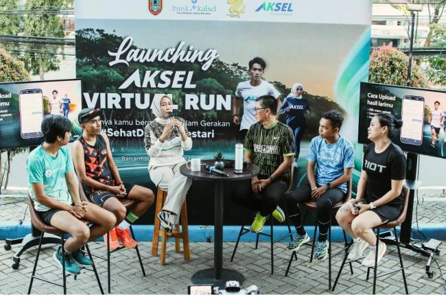 KAMPANYEKAN Pelestarian Lingkungan, Bank Kalsel Luncurkan Event AKSEL Virtual Run 20242