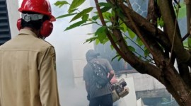 Pengasapan untuk membunuh nyamuk Aedes aegypti, Senin 1/7/2024) SuarIndonesia/ZI)