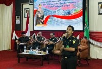 Tim dari Kejaksaan Tinggi Kalsel berikan penerangan hukum , di Aula Kantor Bupati Tanah Laut, Selasa (2/7/2024). (SuarIndonesia/Ist(