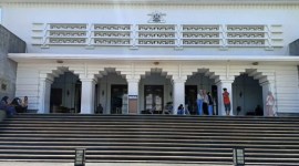 Bangunan Museum Mulawarman di Tenggarong, Kabupaten Kutai Kartanegara, Kaltim. [ANTARA/Ahmad Rifandi]