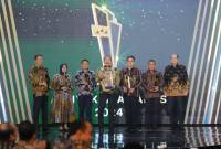 Penghargaan, wujud apresiasi kinerja Kejaksaan RI oleh masyarakat Indonesia ini diserahkan, pada Jumat (5/7/2024) di The Westin Jakarta. (SuarIndonesia/Ist)