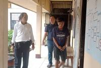 Sanusi (26), seorang residivis kasus jambret, yang ditangkap Polisi. (SuarIndonesia/DO)