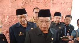 Gubernur Kalsel, H Sahbirin Noor didampingi Ketua DPRD, H Supian HK, Rabu (17/7/2024)