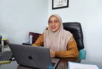 Ketua Harian BP Geopark Meratus, Hanifah Dwi Nirwana.