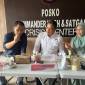 Nur Cahaya bersama Direktur Reserse Narkoba Polda Kalsel, Kombes Pol Kelana Jaya dan Kasubdit II AKBP Zaenal Arifien, Kamis (25/7/2024) (SuarIndonesia/ZI)
