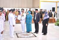 Sedikitnya 119 Jades (Kepala Desa) di lingkup Pemkab (Pemerintahan Kabupaten) Tabalong dikukuhkan, pada Senin (29/7/2024). (SuarIndonesia/Ist)