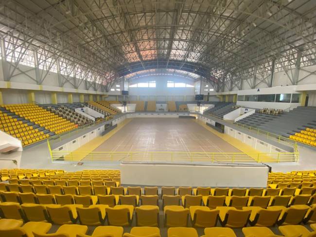 Gelora Paman Birin dipastikan sudah siap menyambut kehadiran ribuan peserta  Porwanas. (SuarIndonesia/Ist)