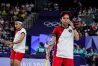 Ganda putri Indonesia, Apriyani Rahayu/Siti Fadia Silva Ramadhanti gagal ke perempat final Olimpiade Paris 2024. (PBSI/BADMINTON PHOTO/YOHAN NONOTTE)