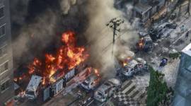 Demo besar-besaran menolak kuota Pegawai Negeri Sipil (PNS) di Bangladesh, berujung kekerasan hingga puluhan demonstran meninggal dunia. [Photo by AFP]
