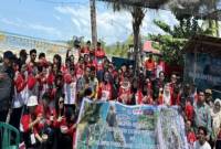 Para pemuda mancanegara dan domestik usai mengikuti 