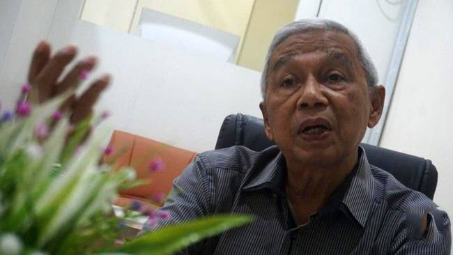 Ketua PP Muhammadiyah Bidang Hukum dan HAM Busyro Muqoddas mengatakan posisi panitia seleksi pimpinan KPK saat ini sangat pelik. [CNN Indonesia/Tunggul]