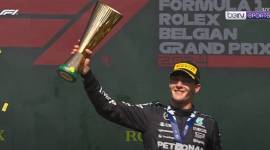 Pebalap Mercedes George Russell juara F1 GP Belgia 2024. (Sceeenshot: beinSPORT.live)