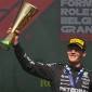 Pebalap Mercedes George Russell juara F1 GP Belgia 2024. (Sceeenshot: beinSPORT.live)