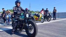 
Jokowi motoran di IKN. (Foto: Rusman/setpres)