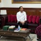 Presiden Joko Widodo melakukan pertemuan dengan Prabowo Subianto usai pascaoperasi kaki kiri. [Instagram @prabowo]