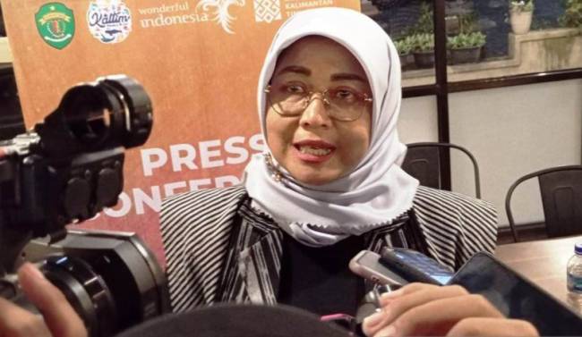 Kepala Dinas Pariwisata Kaltim Ririn Sari Dewi. [ANTARA/M Ghofar]