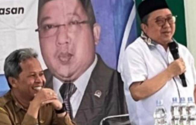 H Syaifullah Tamliha bersama dr Diauddin saat menjadi narasumberSosialisasi Perlindungan Perempuan dan Anak. (SuarIndonesia/Ist)