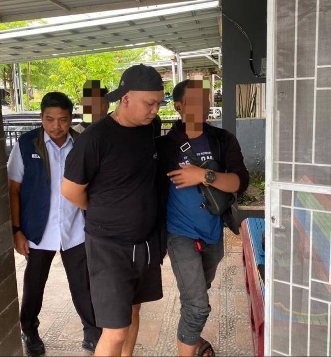 Tersangka yang diamankan diduga jaringan Predy Pratama (SuarIndonenesia/Ist)