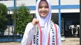 Maulia Permata Putri siswi SMAN 1 Kota Solok yang terpilih mengikuti latihan Paskibraka tingkat nasional. (ANTARA/HO-SMAN 1 Kota Solok)