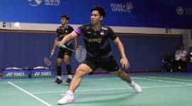 Pasangan ganda putra Indonesia, Muhammad Shohibul Fikri/Daniel Marthin melaju ke babak kedua Korea Open 2024 mengalahkan wakil Taiwan Chen Cheng Kuan/Chen Sheng Fa dengan skor 21-11, 21-16. (PBSI)