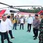 Presiden RI Joko Widodo bersama rombongan tiba di IKN, Kalimantan Timur, Minggu (11/8/2024). (ANTARA/HO-Biro Pers Sekretariat Presiden)
