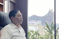 Menteri Koordinator Bidang Kemaritiman dan Investasi Luhut Binsar Pandjaitan menempati salah satu ruangan yang dipersiapkan untuk menteri di Gedung Kementerian Koordinator 1 di Ibu Kota Nusantara, Penajam Paser Utara, Kalimantan Timur, Minggu (11/8/2024). (ANTARA/Putu Indah S)