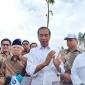 Presiden Joko Widodo (memberi keterangan pers di IKN, Kalimantan Timur, Senin (12/8/2024). (ANTARA/Mentari Dwi Gayati)