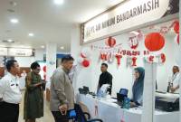 kunjungan Komisi Pemberantasan Korupsi  RI dalam rangka Observasi Calon Percontohan Kabupaten/Kota Antikorupsi, di Aula Kayuh Baimbai, Balaikota Banjarmasin, pada pada Rabu (28/8/2024) (SuarIndonesia/Ist)