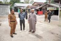 Monitoring bantuan hibah di Mushola Al-Mukhsin di Desa Wayau, Kecamatan Tanjung, Kabupaten Tabalong, pada Minggu (11/8/2024) (SuarIndonesia.Ist)